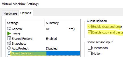 vmware workstation enable copy paste, Unable to copy / paste in vmware workstation 16 player » vander host