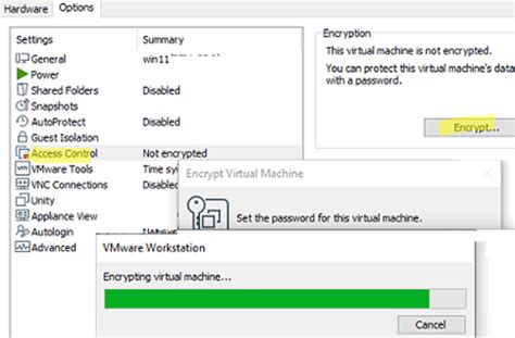 vmware workstation encrypt vm, Vmware workstation 17.5.2
