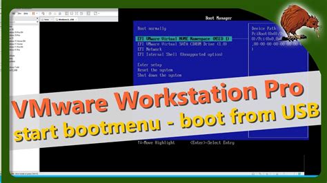vmware workstation network boot, Vmware workstation boot manager