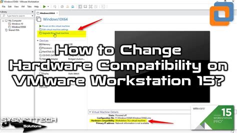 vmware workstation player change hardware compatibility, Download vmware workstation player