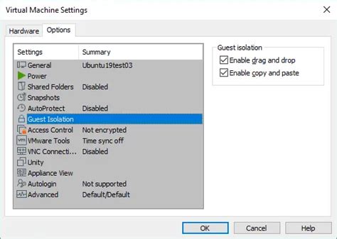 vmware workstation player guest isolation, Fix guest isolation is grayed out in vmware