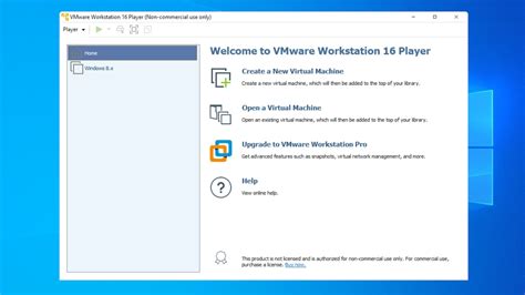 vmware workstation player tutorial, Vmware workstation player 16.1.2