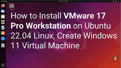 vmware workstation pro ubuntu 22.04, How to put ubuntu on a mac pro
