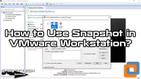 vmware workstation snapshot, How to take snapshots of virtual machines in vmware workstation pro 16