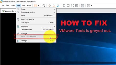 vmware workstation tools install, How to install vmware tools if the option is grayed out in vmware. Vmware workstation