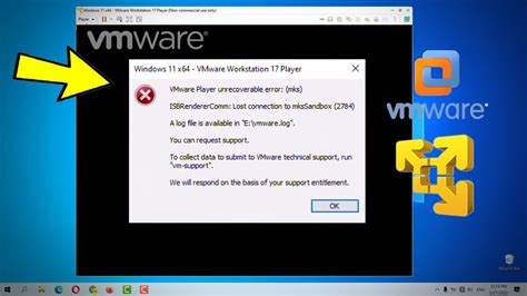 vmware workstation unrecoverable error vcpu-3, Vmware workstation unrecoverable error: (vcpu-0)