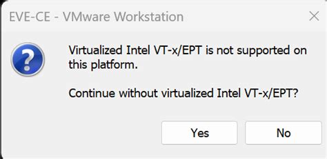 vmware workstation vt-x not supported, Virtualized intel vt-x/ept is not supported on this platform in vmware