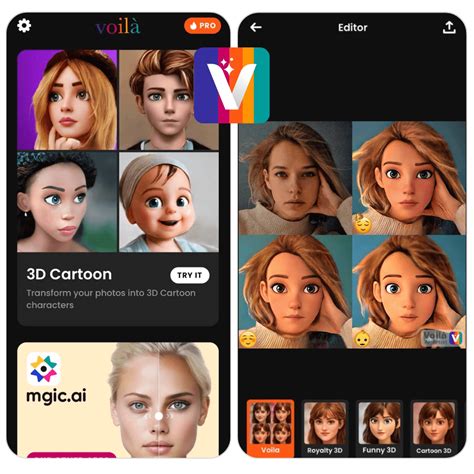 voila app cartoon, How to use the voila ai artist app to turn yourself into a cartoon