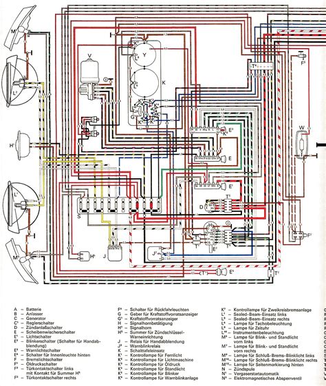 volkswagen bus wiring diagram 