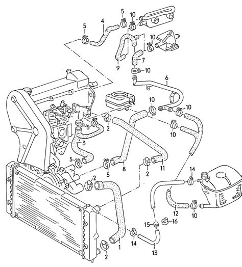 volkswagen engine cooling system diagram 