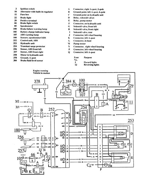 volvo 740 radio wiring diagram 