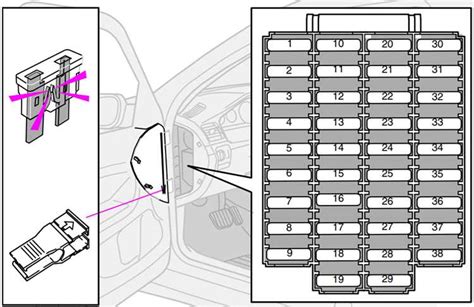 volvo s80 2007 fuse box map 