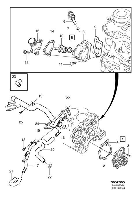 volvo xc90 thermostat diagram 