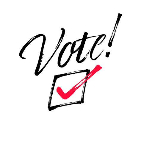vote check mark clip art, Happenings week kindpng. Vote check mark png