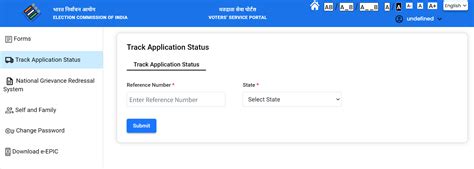 voter id reference number example, Voter reference number application track particulars correct electoral roll displayed step will. Voter id