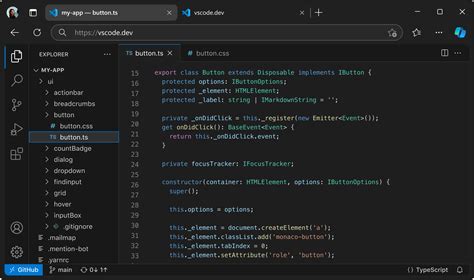 vs code coding screen, Visual studio code