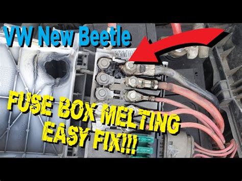 vw beetle fuse box melting 