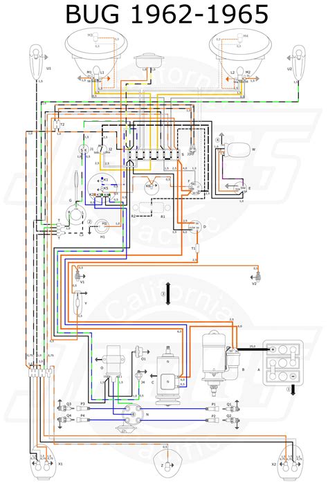 vw bug engine wiring diagram 