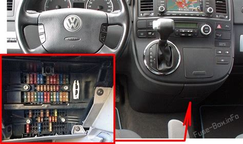 vw t5 fuse box cover 