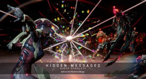 Warframe Hidden Messages Walkthrough