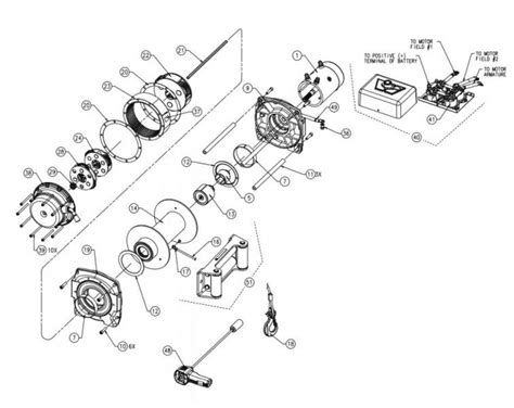 warn winch parts diagram 