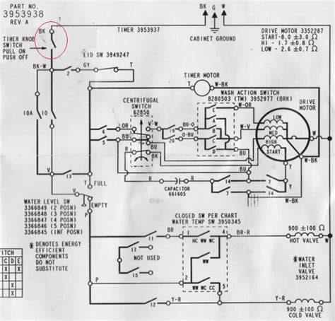 washer schematic wiring diagram 