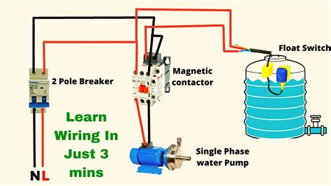 water pump wiring diagrams 230v 