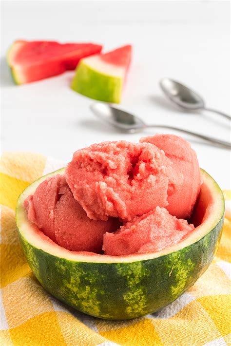 watermelon and ice cream