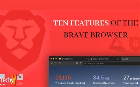 web browser brave features, Brave browser now available, bringing speed and private browsing