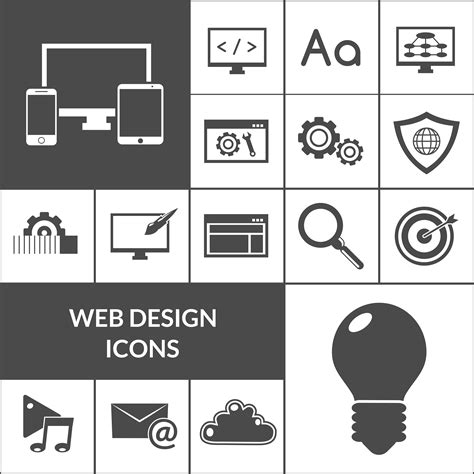 web design icon black, Web icons design vector black set vecteezy original. Web design icons black set 467734 vector art at vecteezy