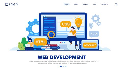 web development vector graphics, Web development concept in flat style 1545689 vector art at vecteezy