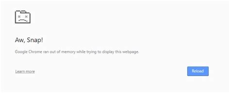 webpage says out of memory, [fixed] this webpage is using significant memory on mac?