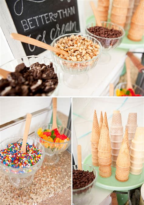 wedding ice cream bar