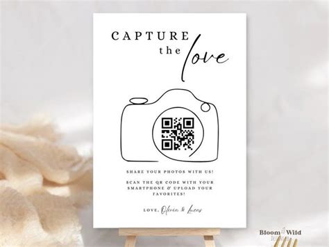 wedding picture qr code poster, Qr code wedding poster