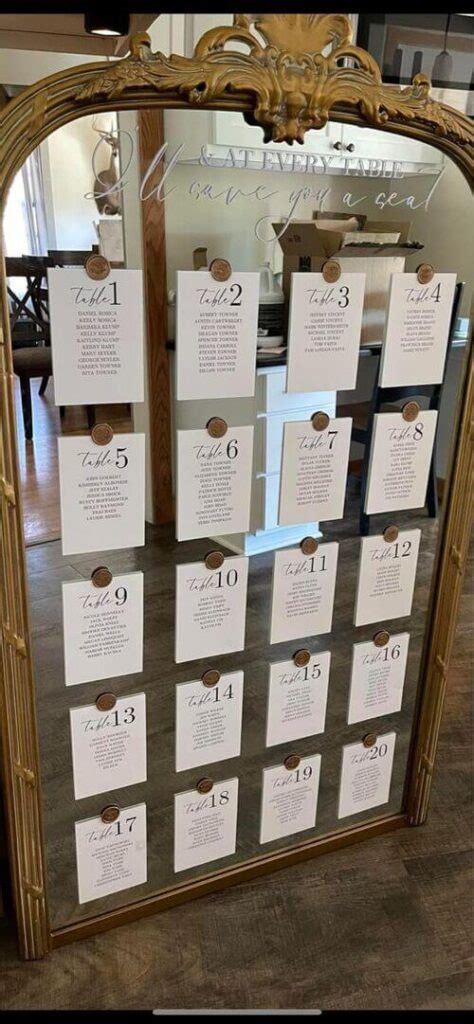 Wedding Seating Chart Diy