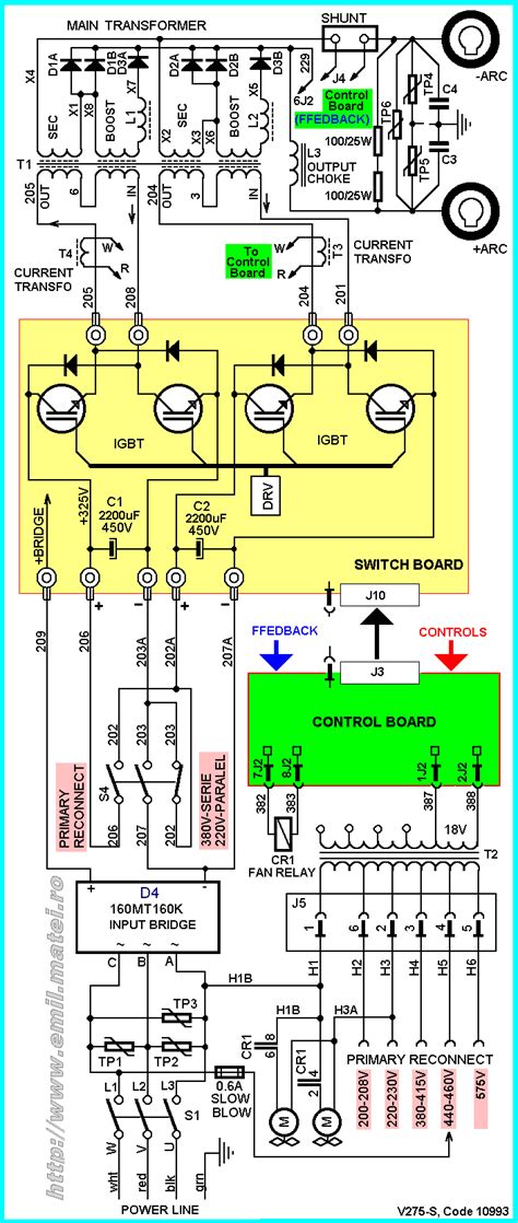 welding inverter schematic diagram 