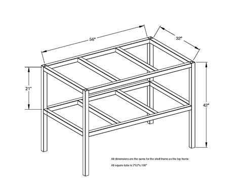 welding table diagram 