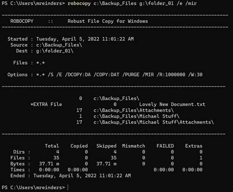 what is robocopy /mir, Auto sync folder to network drive in windows 10 (2 ways). Robocopy sync