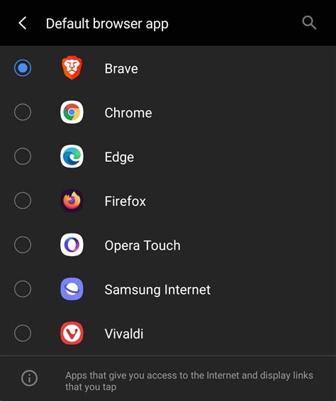 what is the default browser for android, How to change the default browser on android