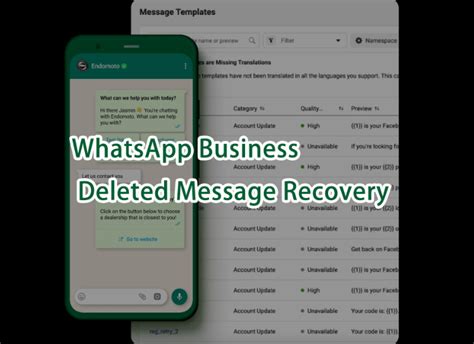 whatsapp business recovery, 2023 whatsapp business deleted message recovery