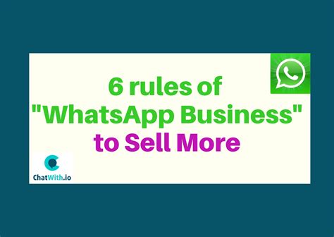 whatsapp business rules, Yoldas buket. 6 rules of whatsapp business – whatsapp link