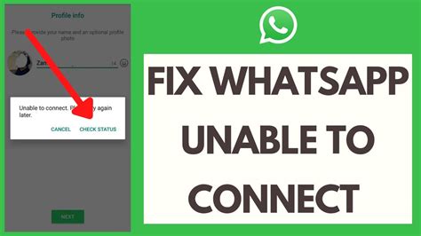 whatsapp business unable to connect, How to fix whatsapp unable to connect verify issue