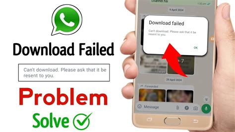 whatsapp download failed please ask to resend 2025, Whatsapp media files not downloading? here's how to fix it