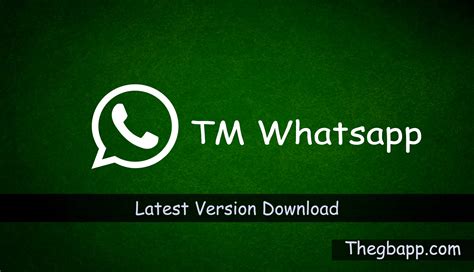 whatsapp download tm, Tm whatsapp: apk download, latest version & features