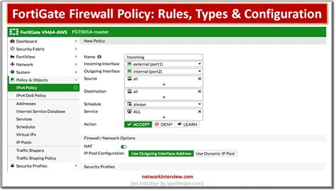 whatsapp firewall ports fortigate, Fortigate firewall policy: rules, types & configuration » network interview