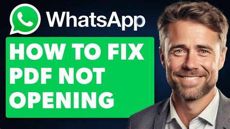 whatsapp pdf not opening, Why pdf is not opening in whatsapp