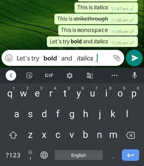 whatsapp text tricks, Top 10 whatsapp font tricks that you should know