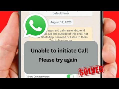 whatsapp unable to initiate call 2025, Whatsapp call not connecting? why & how to fix [16 methods]