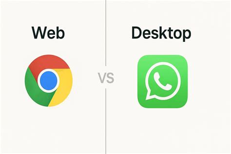 whatsapp web vs desktop 2025, Whatsapp web vs whatsapp desktop app: which should you use