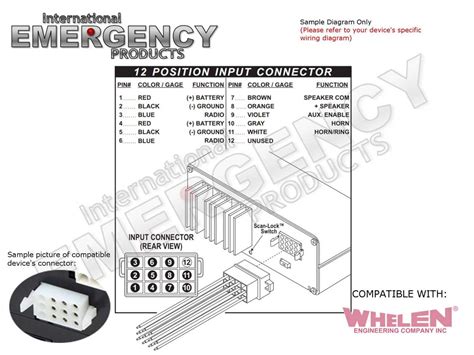 whelen siren wiring diagram 